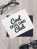 Cool Cat Dad Club Signature Script Microfibre Suede Glasses Cleaning Cloths (Twinpack)
