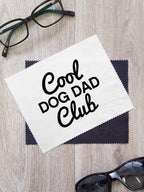 Cool Cat Dad Club Signature Script Microfibre Suede Glasses Cleaning Cloths (Twinpack)