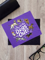 Who Let The Dogs Out? Microfibre Suede Glasses Cleaning Cloths (Twinpack)