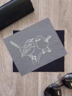 Superb Fairy Wren Microfibre Suede Glasses Cleaning Cloths (Twinpack)