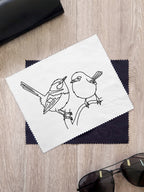 Superb Fairy Wren Microfibre Suede Glasses Cleaning Cloths (Twinpack)