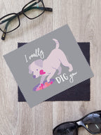 I Really Dig You Microfibre Suede Glasses Cleaning Cloths (Twinpack)
