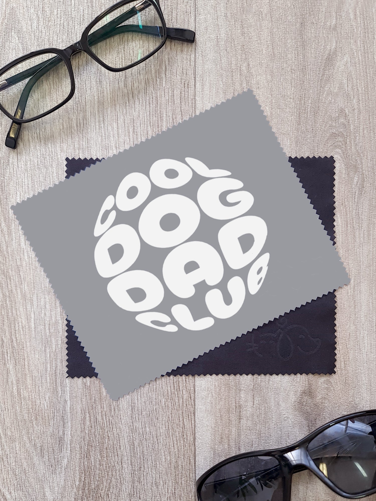 Cool Dog Dad Club Orb Microfibre Suede Glasses Cleaning Cloths (Twinpack)