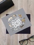 Who Let The Dogs Out? Microfibre Suede Glasses Cleaning Cloths (Twinpack)