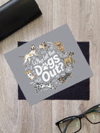 Who Let The Dogs Out? Microfibre Suede Glasses Cleaning Cloths (Twinpack)