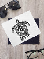 Turtle Mandala Microfibre Suede Glasses Cleaning Cloths (Twinpack)
