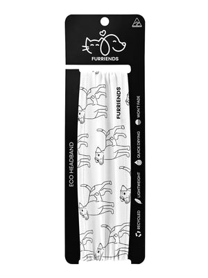 Jack Russell Terrier (Smooth Coat) Eco Performance Headband