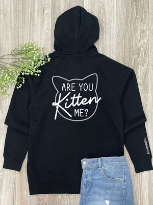 Are You Kitten Me? Zip Front Hoodie