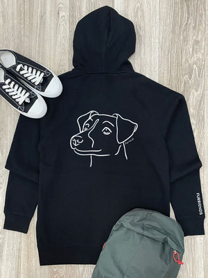 Jack Russell Terrier (Smooth Coat) Zip Front Hoodie