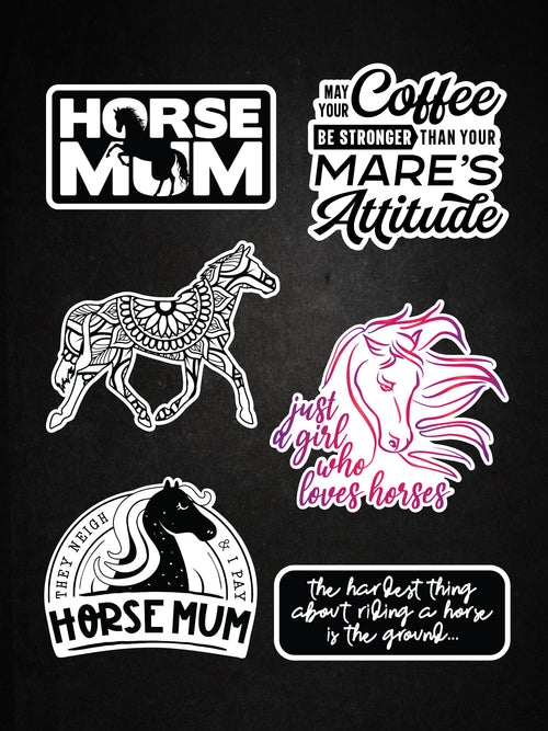 Horse Mum Sticker Pack
