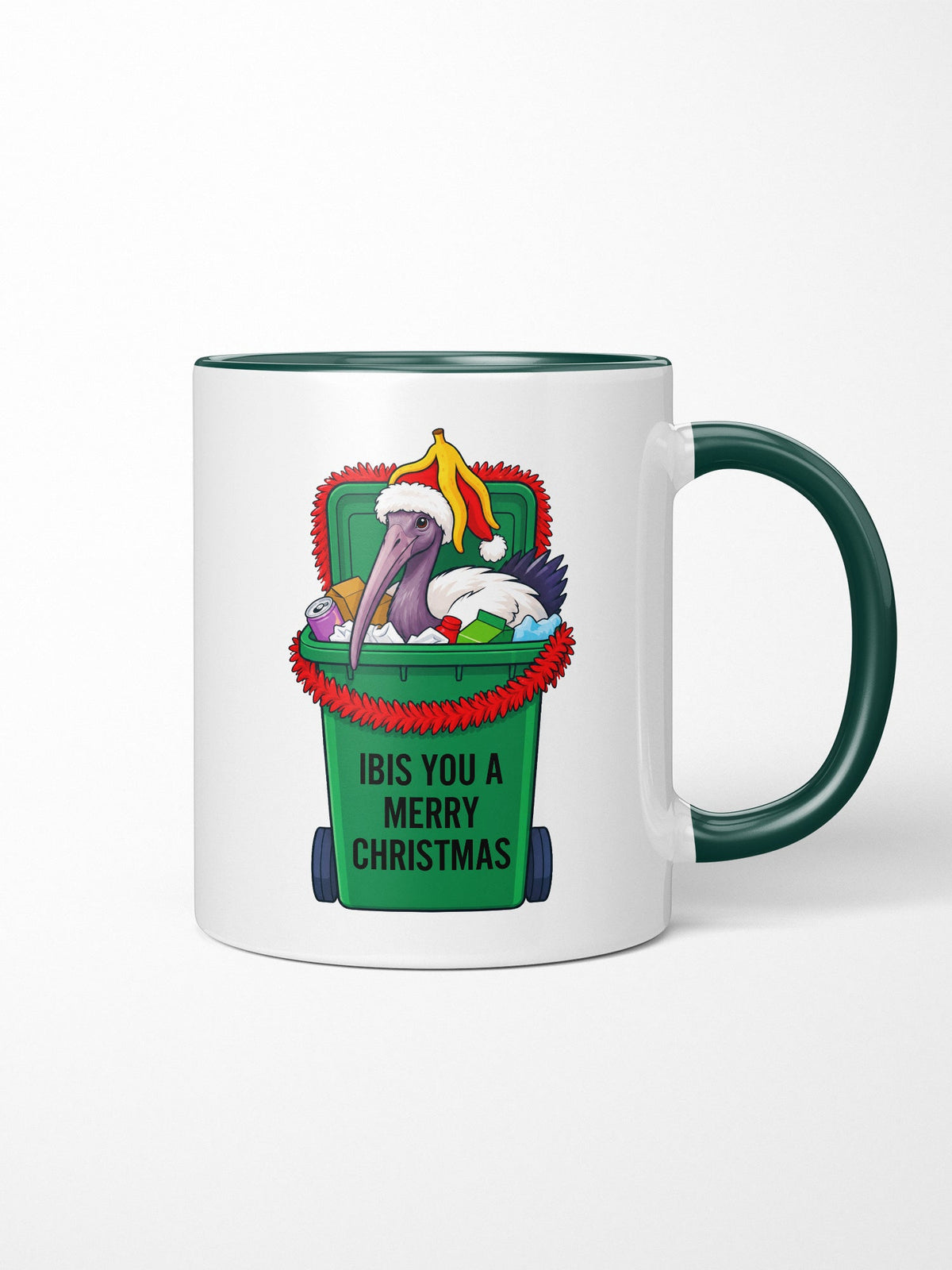 Ibis You a Merry Christmas Ceramic Mug