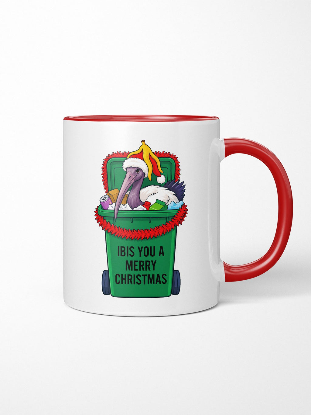 Ibis You a Merry Christmas Ceramic Mug