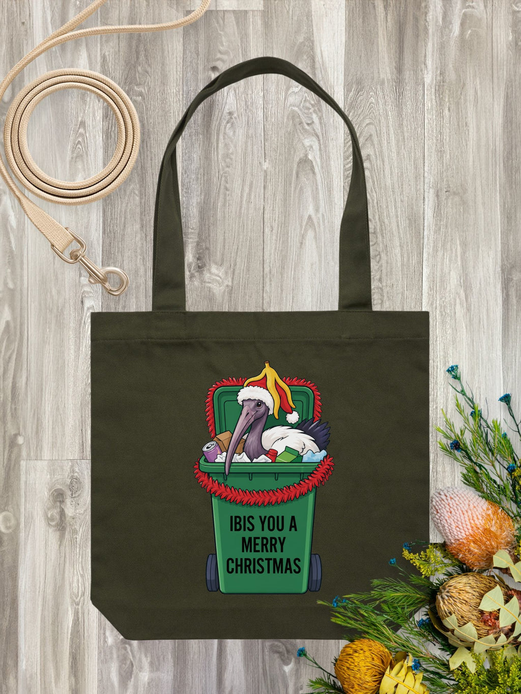 Ibis You a Merry Christmas Edith Tote