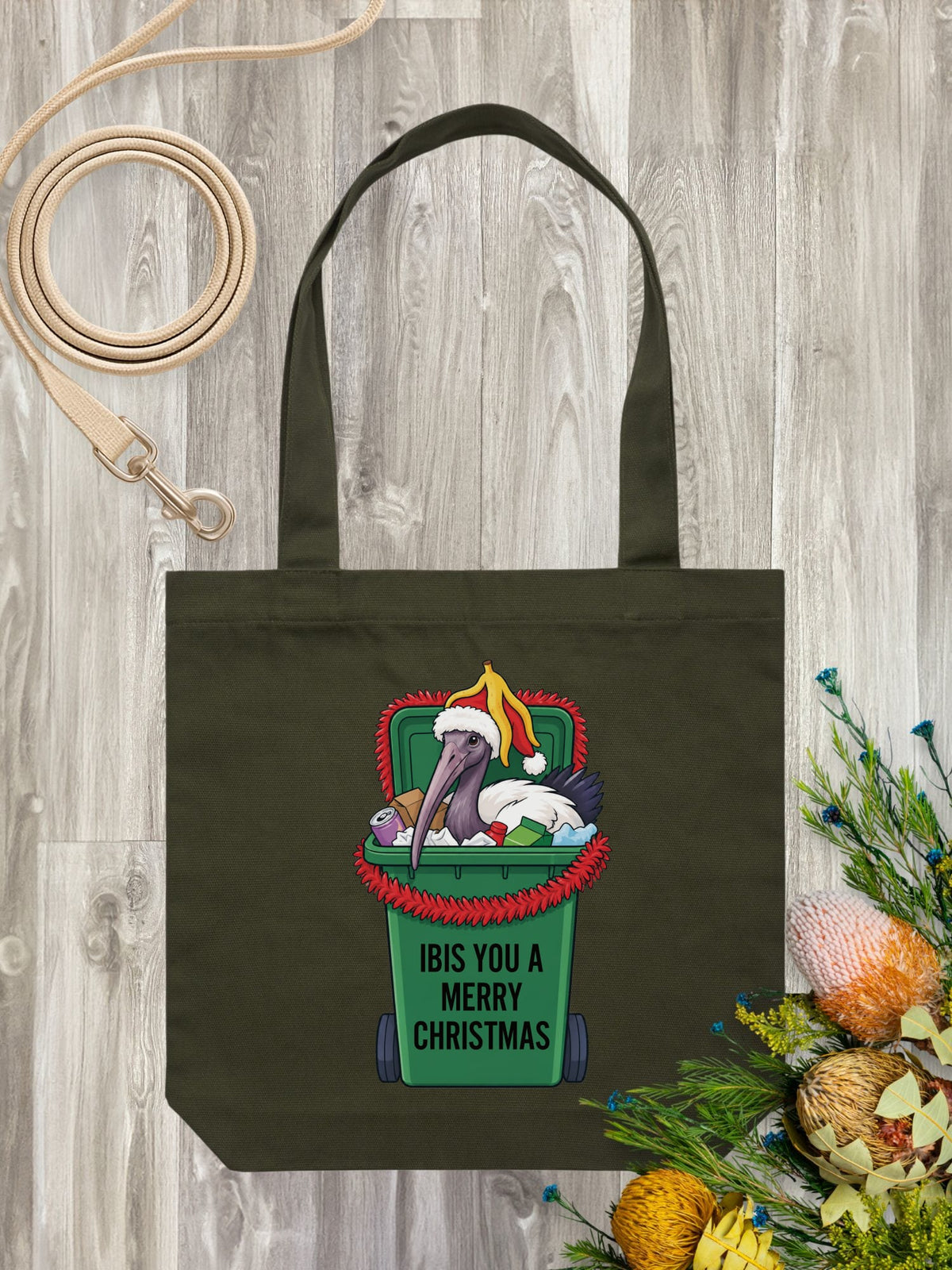 Ibis You a Merry Christmas Edith Tote
