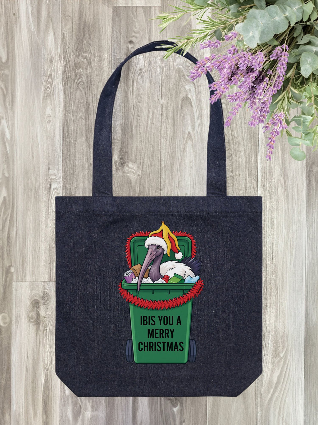 Ibis You a Merry Christmas Edith Tote