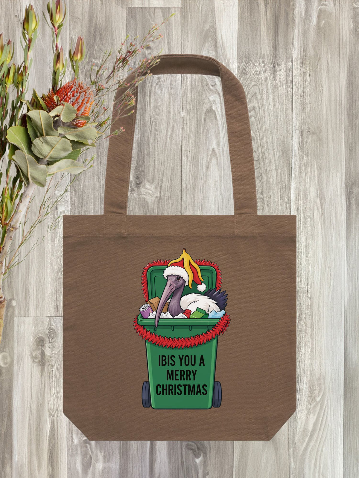 Ibis You a Merry Christmas Edith Tote