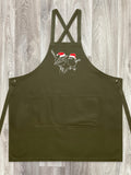 Superb Fairy Wren Christmas Edition Jarrah Crossback Apron