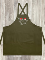 Superb Fairy Wren Christmas Edition Jarrah Crossback Apron