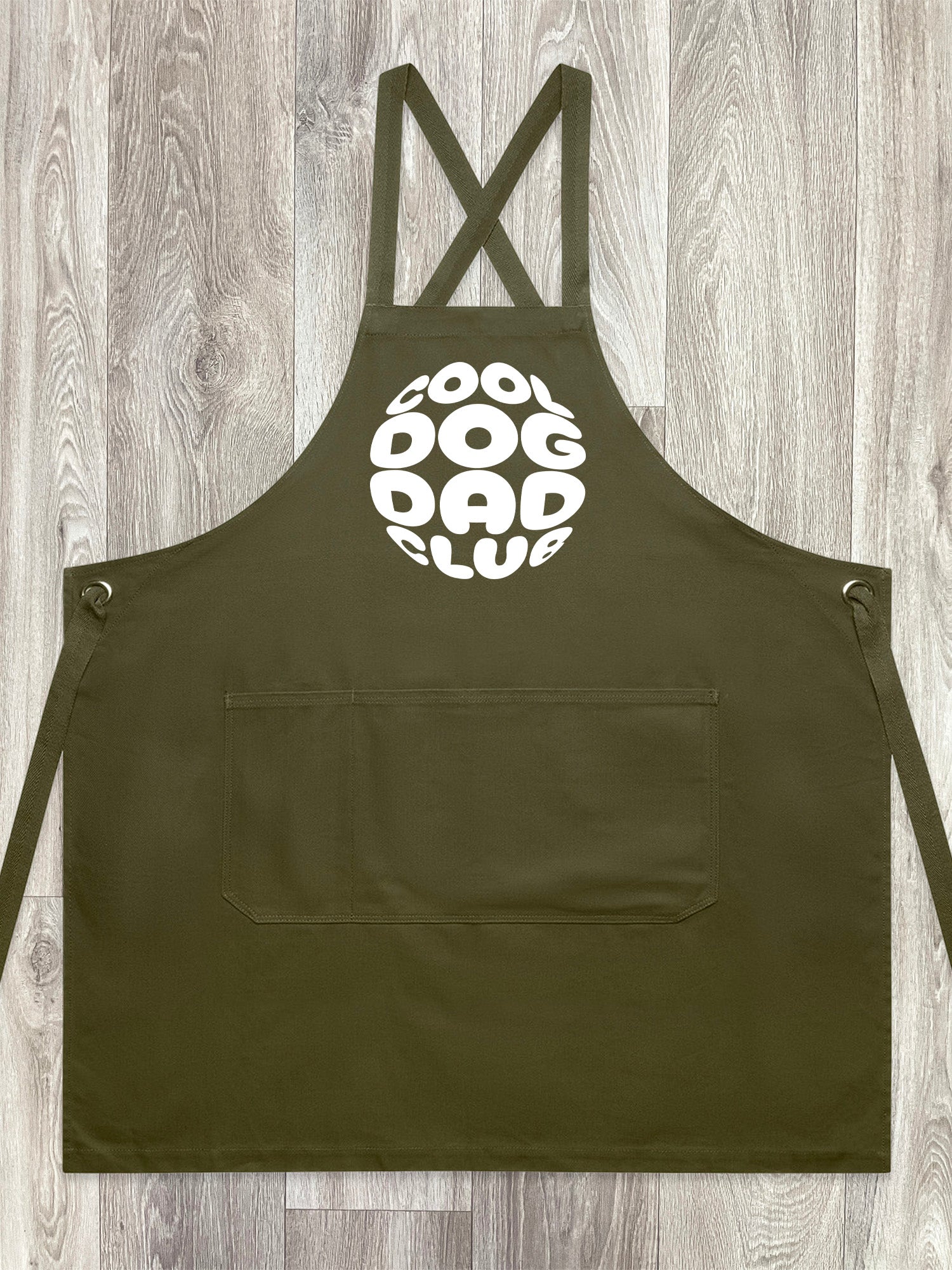 Cool Dog Dad Club Orb Jarrah Crossback Apron
