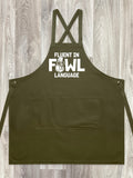 Fluent In Fowl Language Jarrah Crossback Apron