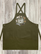Who Let The Dogs Out? Jarrah Crossback Apron