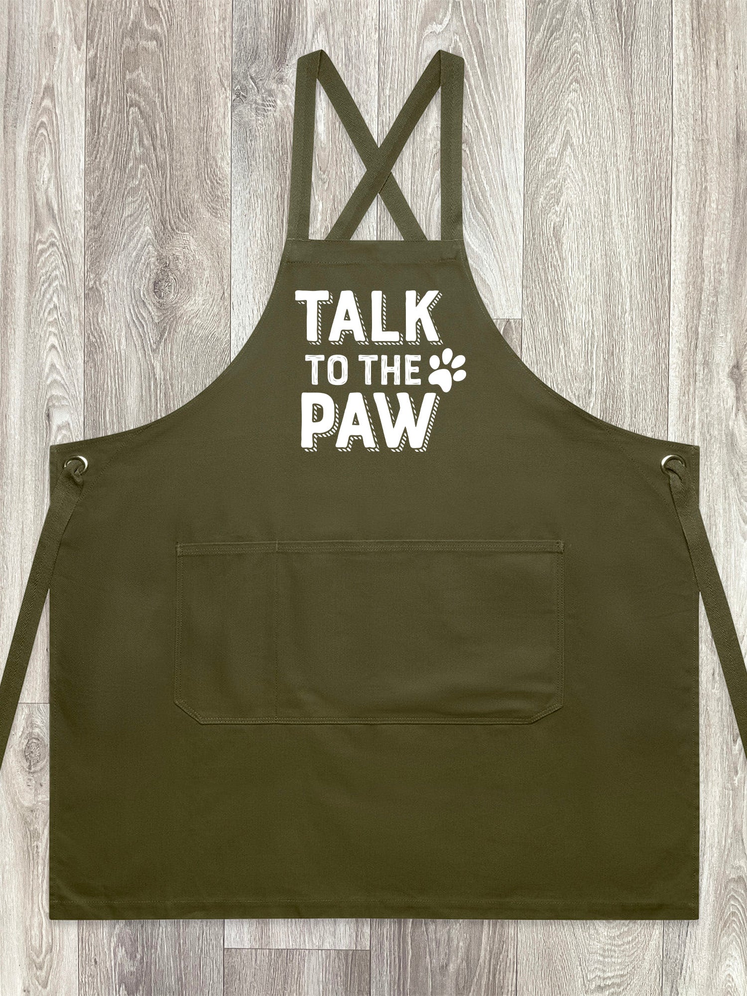 Talk To The Paw Jarrah Crossback Apron
