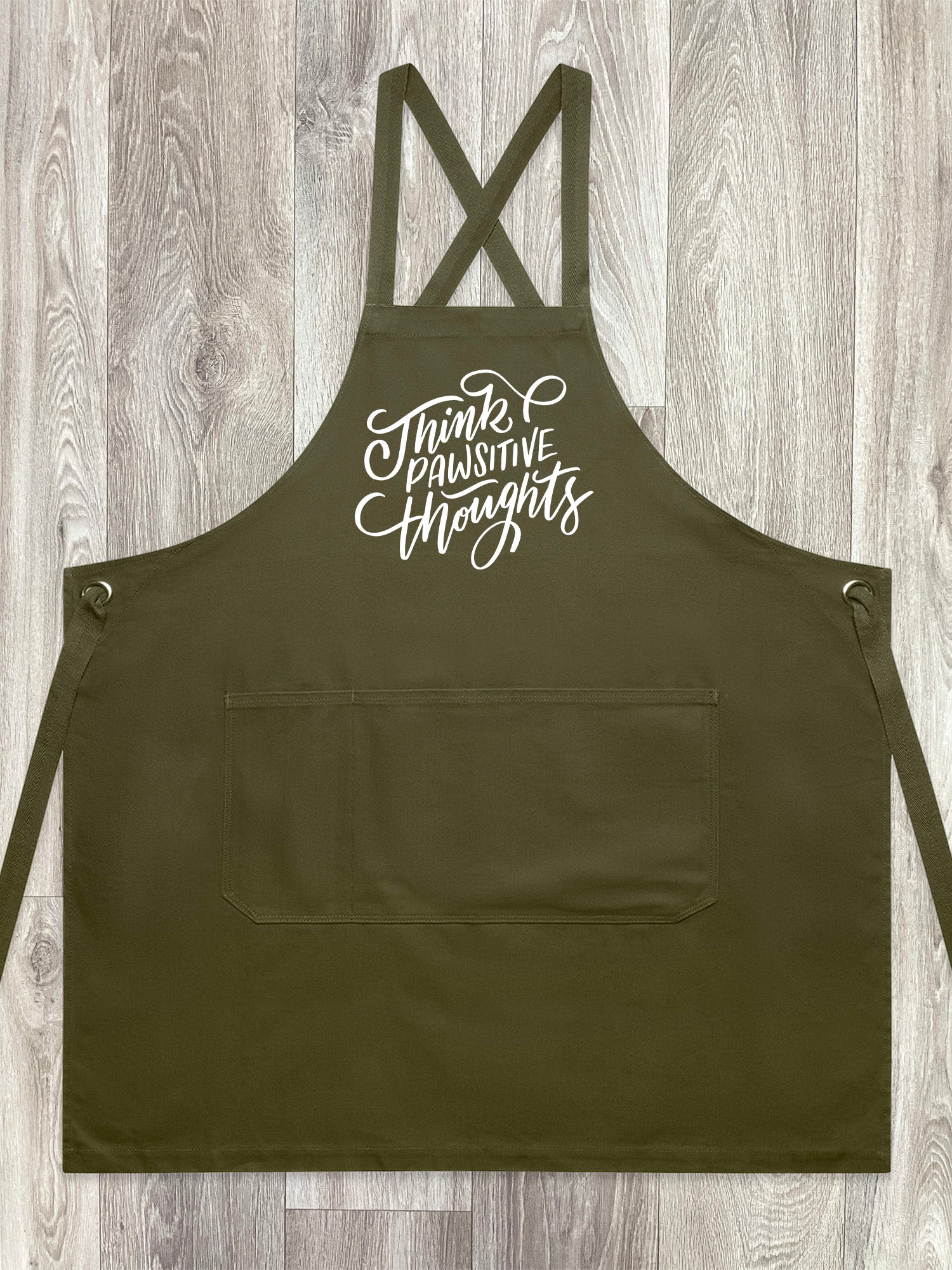 Think Pawsitive Thoughts Jarrah Crossback Apron