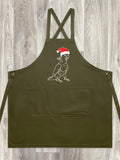 Sulphur-Crested Cockatoo Christmas Edition Jarrah Crossback Apron