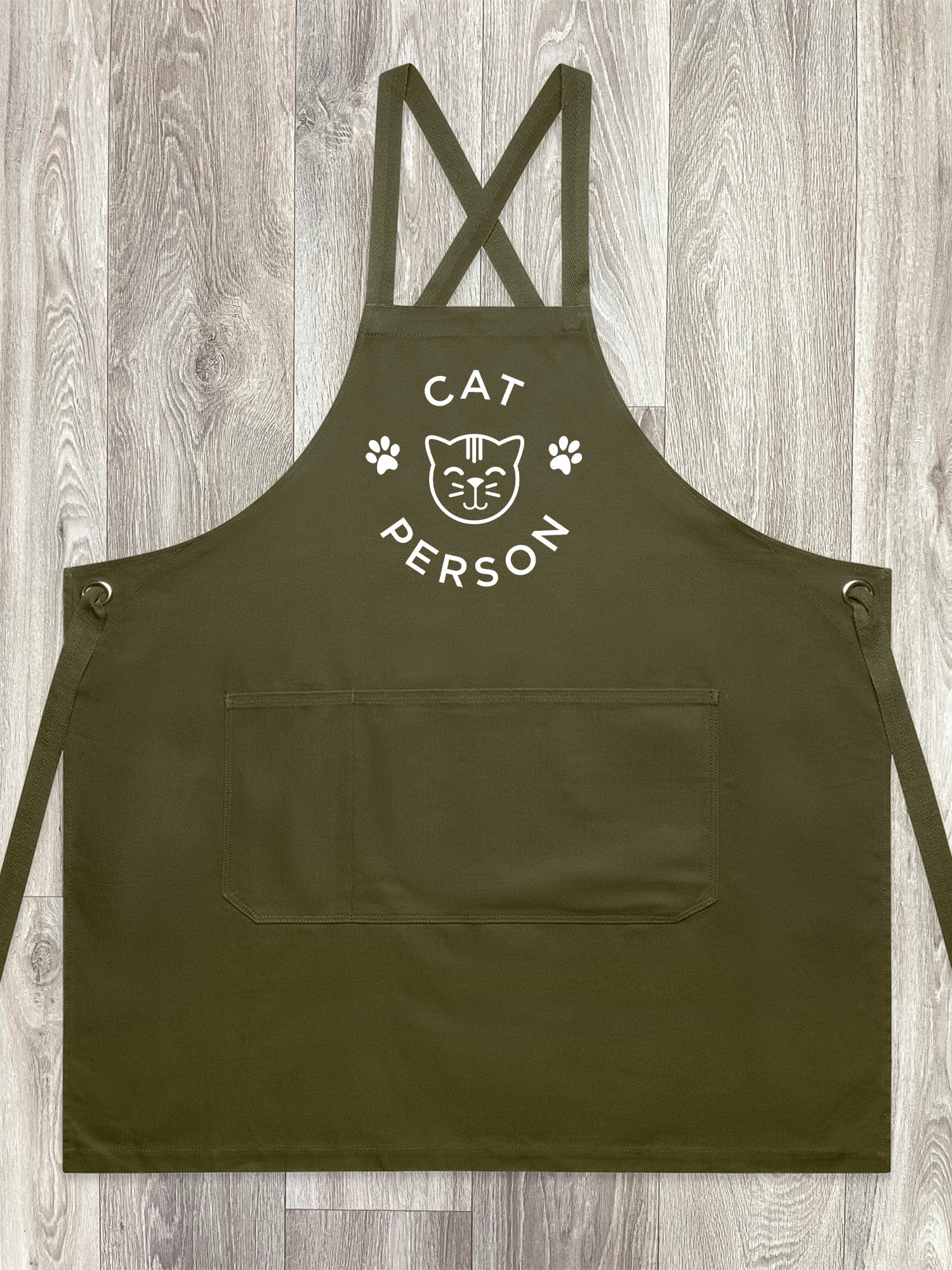 Cat Person Jarrah Crossback Apron