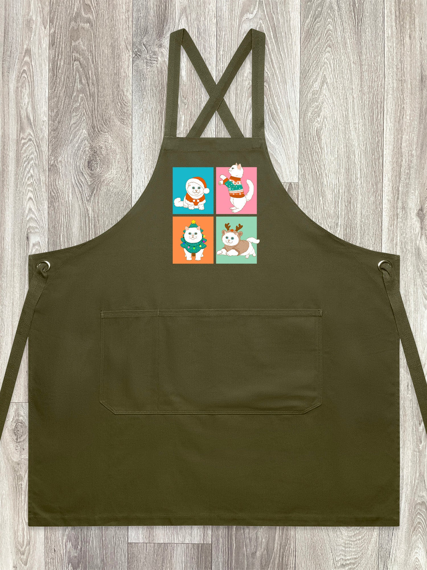 Purrmas Jarrah Crossback Apron