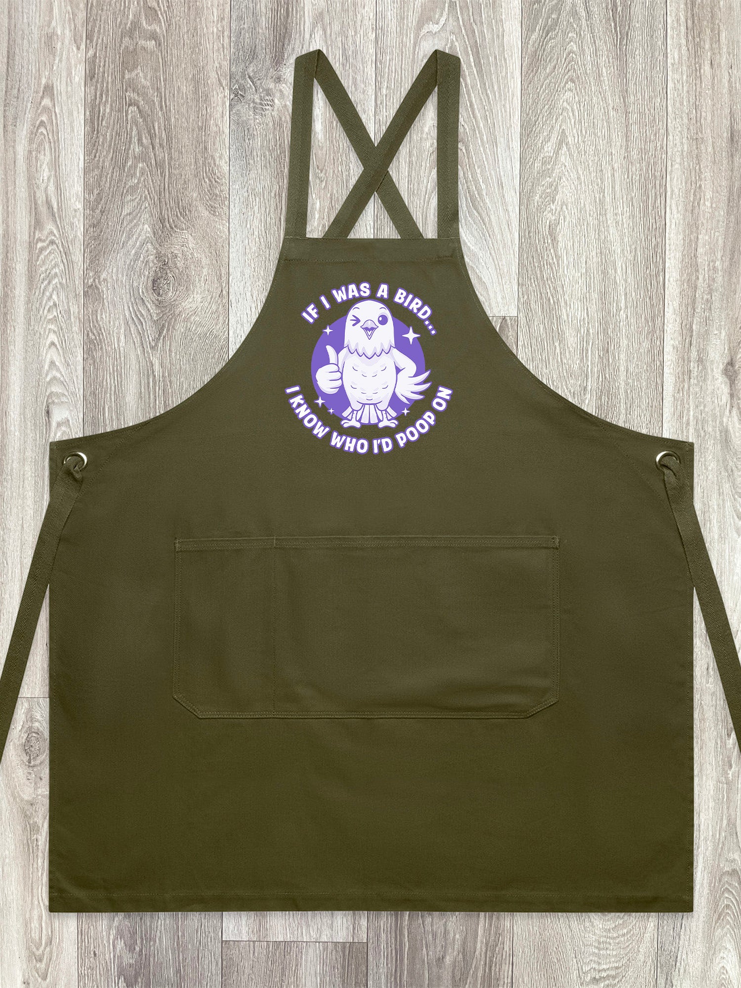 If I Was A Bird Jarrah Crossback Apron