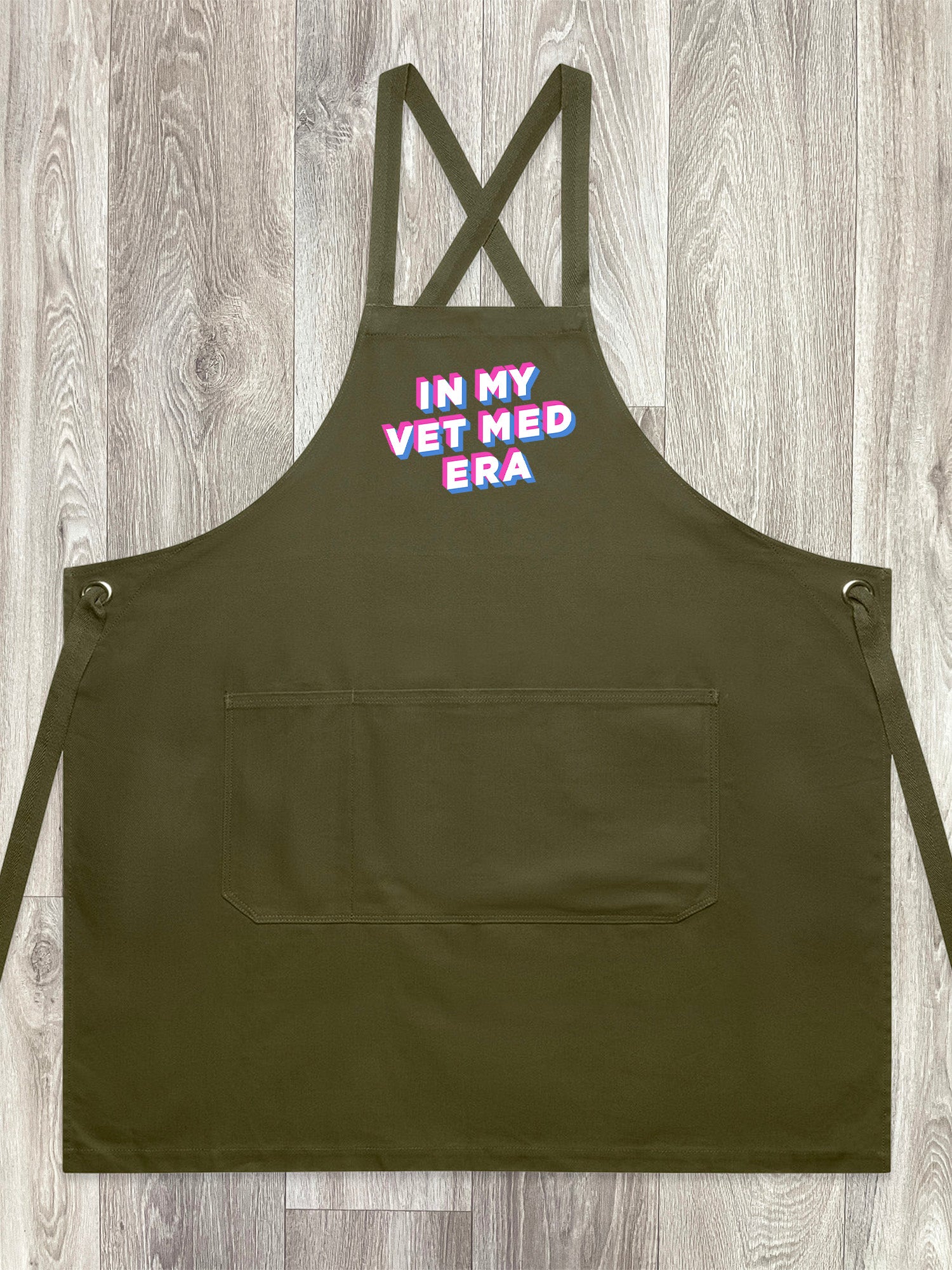In My Vet Med Era Jarrah Crossback Apron