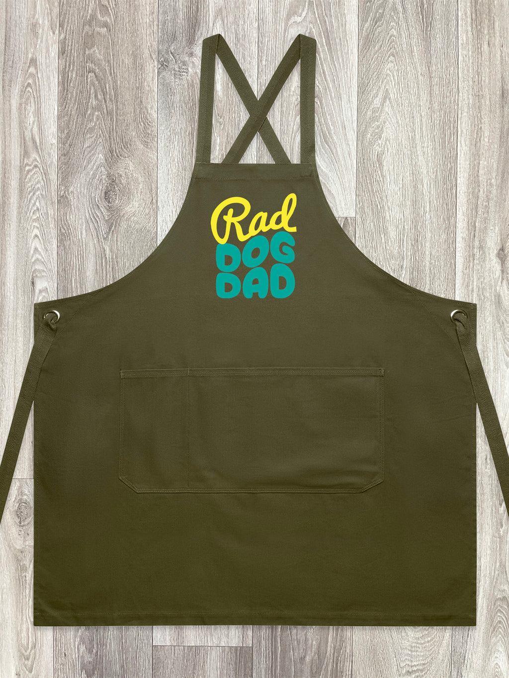 Rad Dog Dad Jarrah Crossback Apron