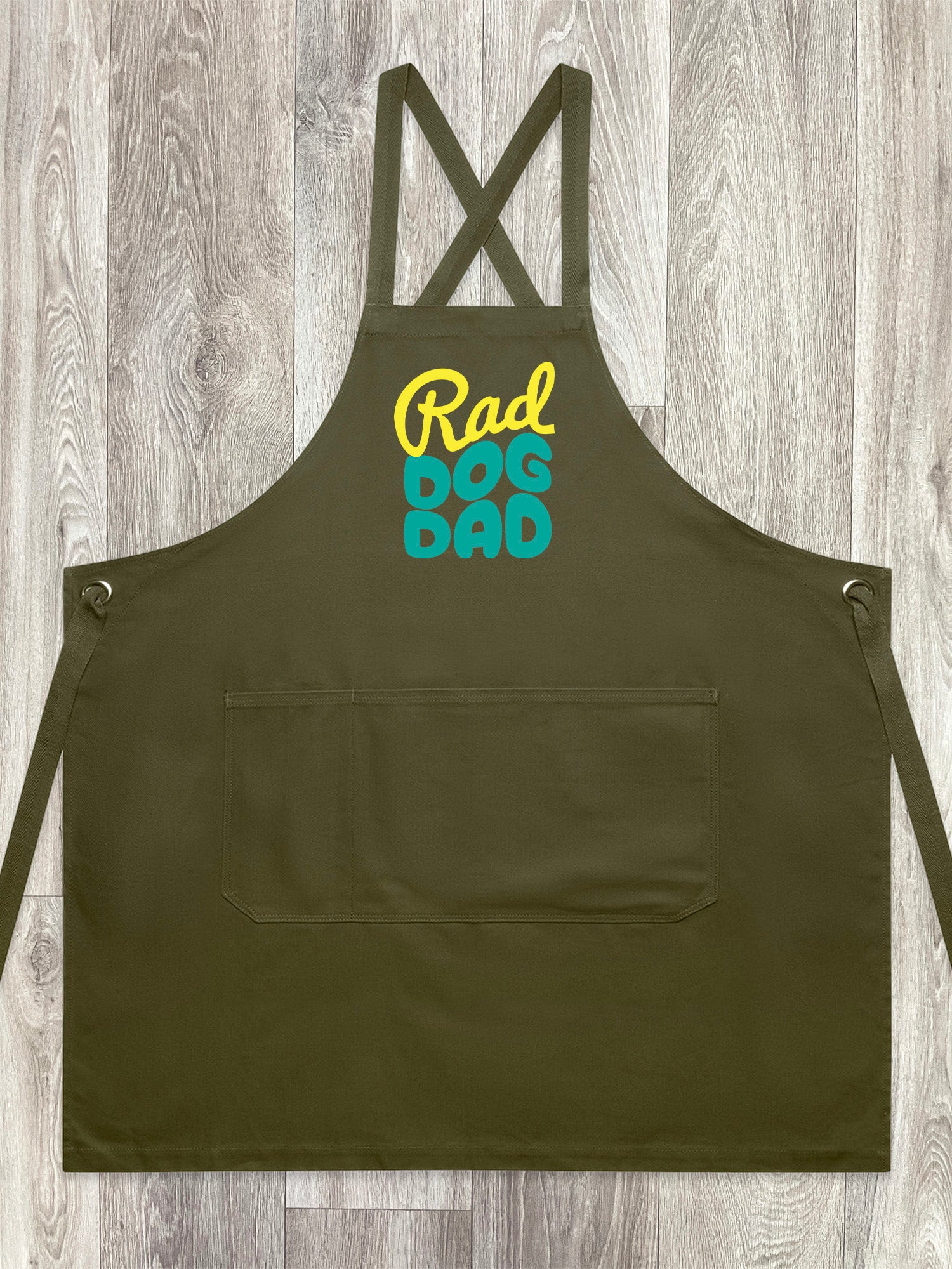 Rad Dog Dad Jarrah Crossback Apron