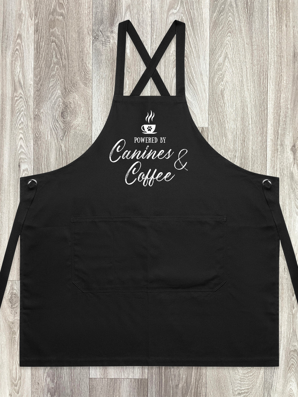 Canines & Coffee Jarrah Crossback Apron