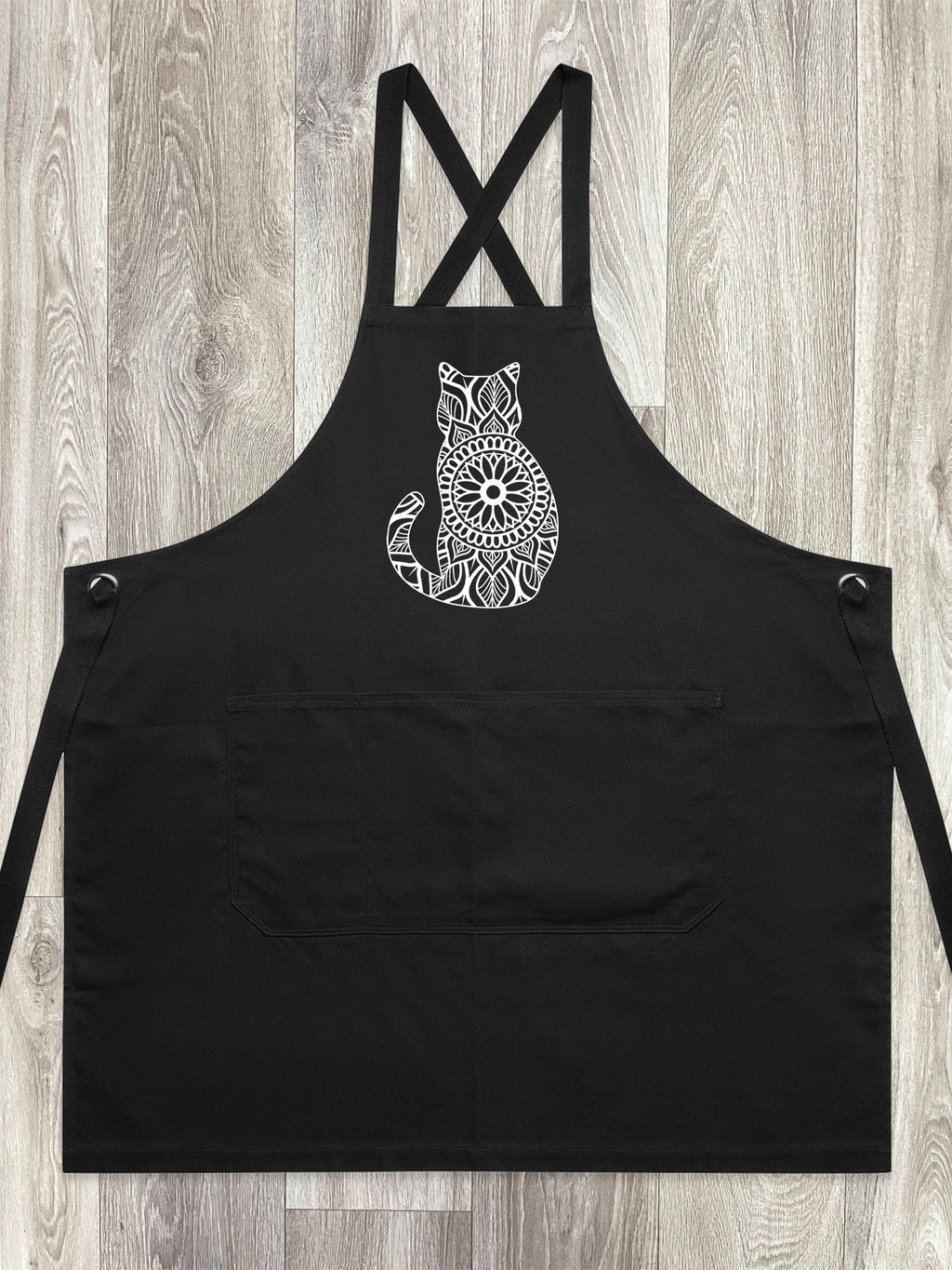 Cat Mandala Jarrah Crossback Apron