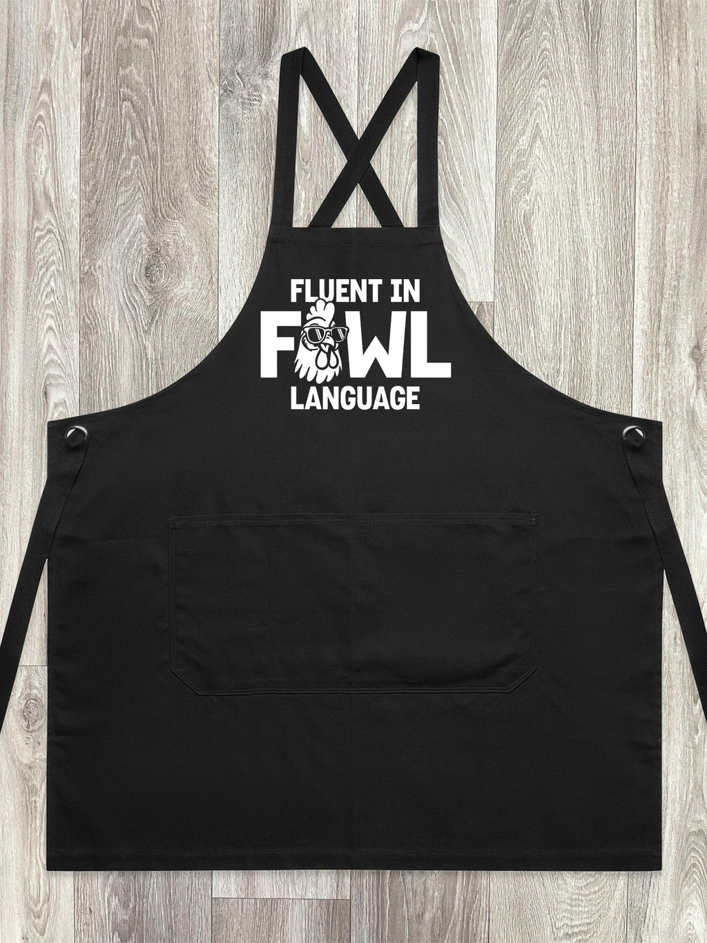 Fluent In Fowl Language Jarrah Crossback Apron