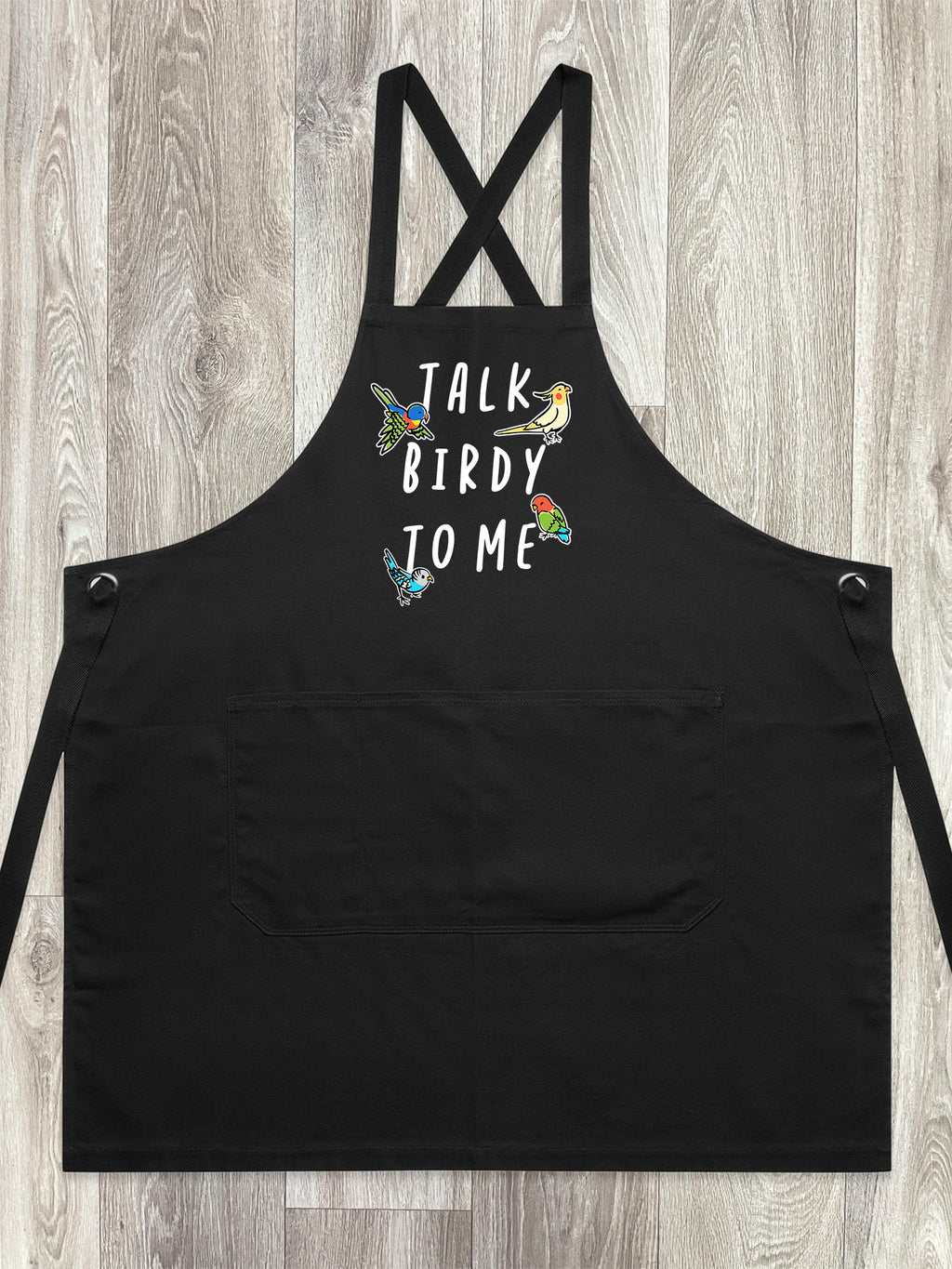 Talk Birdy To Me Jarrah Crossback Apron