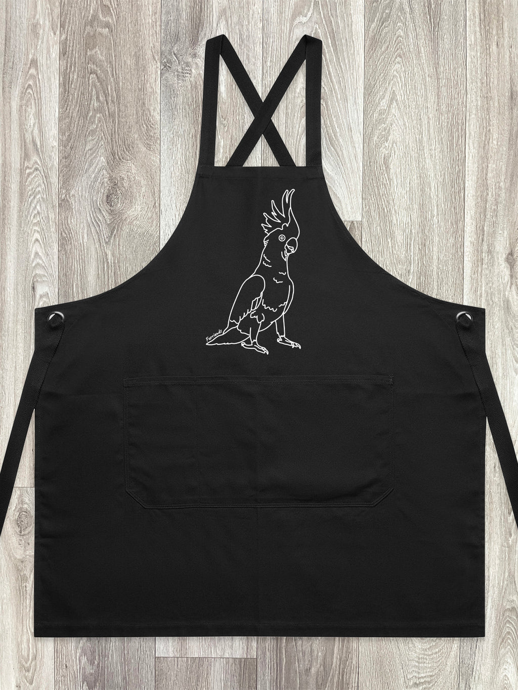 Sulphur-Crested Cockatoo Jarrah Crossback Apron