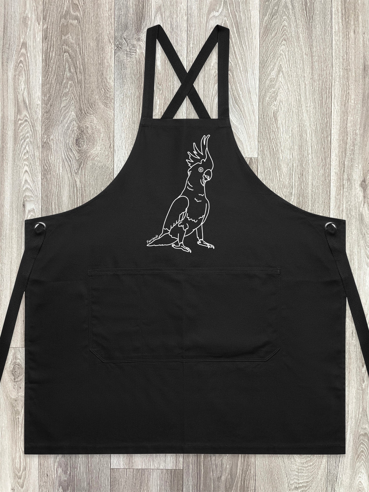 Sulphur-Crested Cockatoo Jarrah Crossback Apron