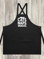 Cats. Naps. Snacks. Jarrah Crossback Apron