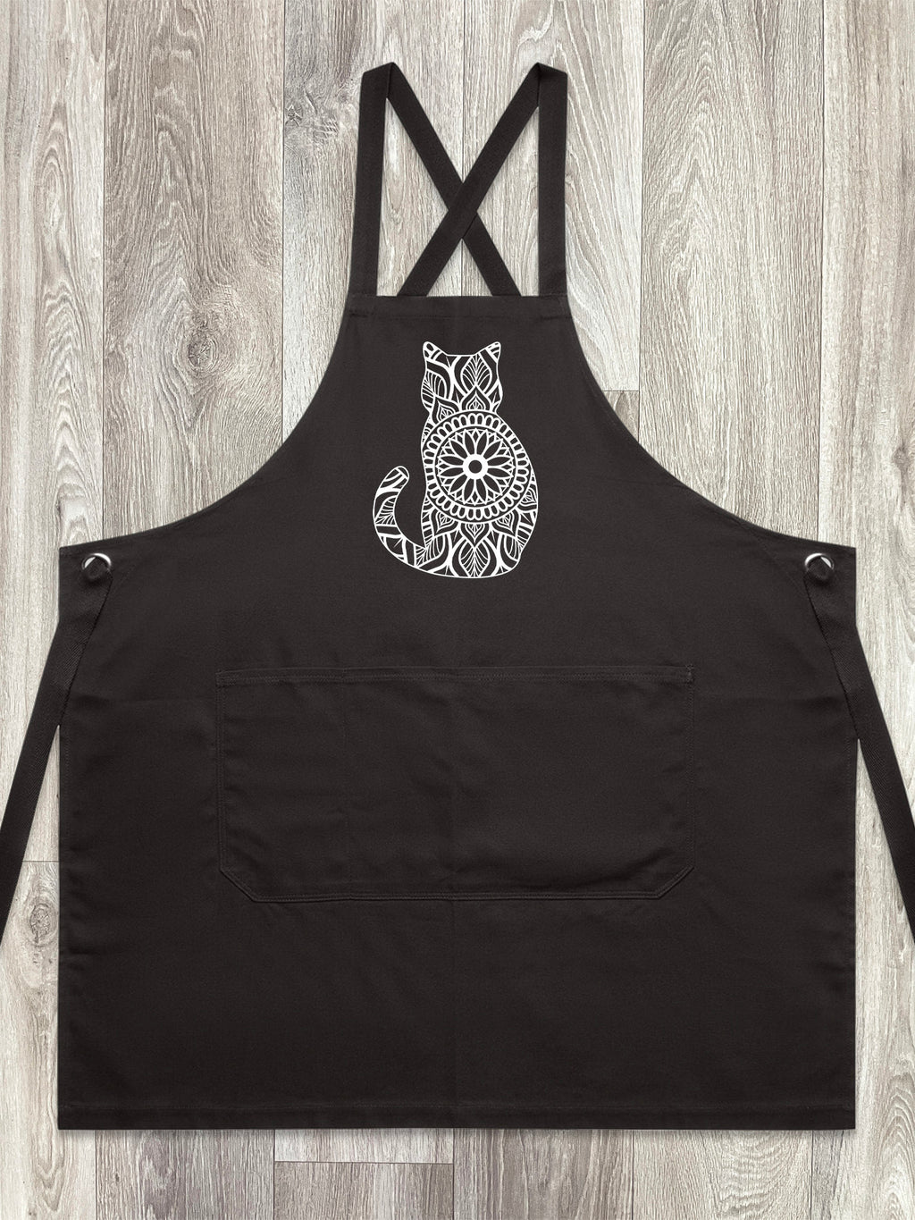 Cat Mandala Jarrah Crossback Apron