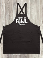 Fluent In Fowl Language Jarrah Crossback Apron