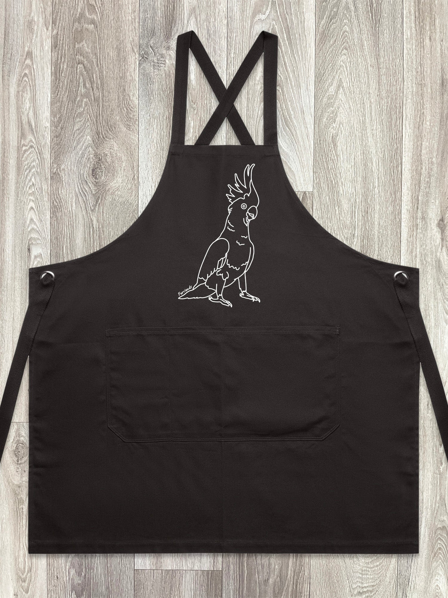 Sulphur-Crested Cockatoo Jarrah Crossback Apron