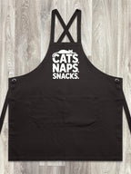 Cats. Naps. Snacks. Jarrah Crossback Apron