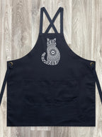 Cat Mandala Jarrah Crossback Apron