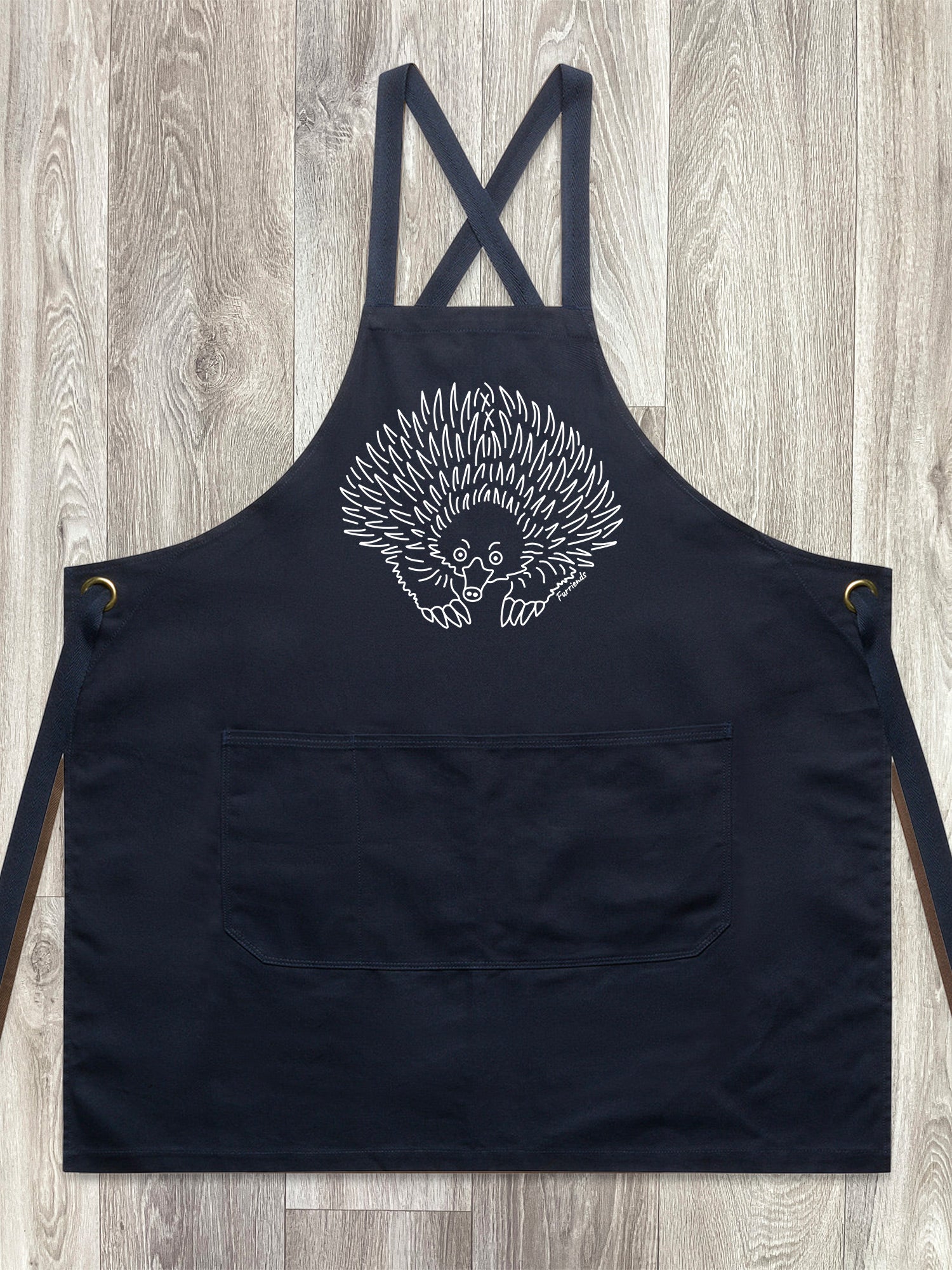 Echidna Jarrah Crossback Apron