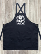 Cats. Naps. Snacks. Jarrah Crossback Apron