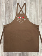 Superb Fairy Wren Christmas Edition Jarrah Crossback Apron