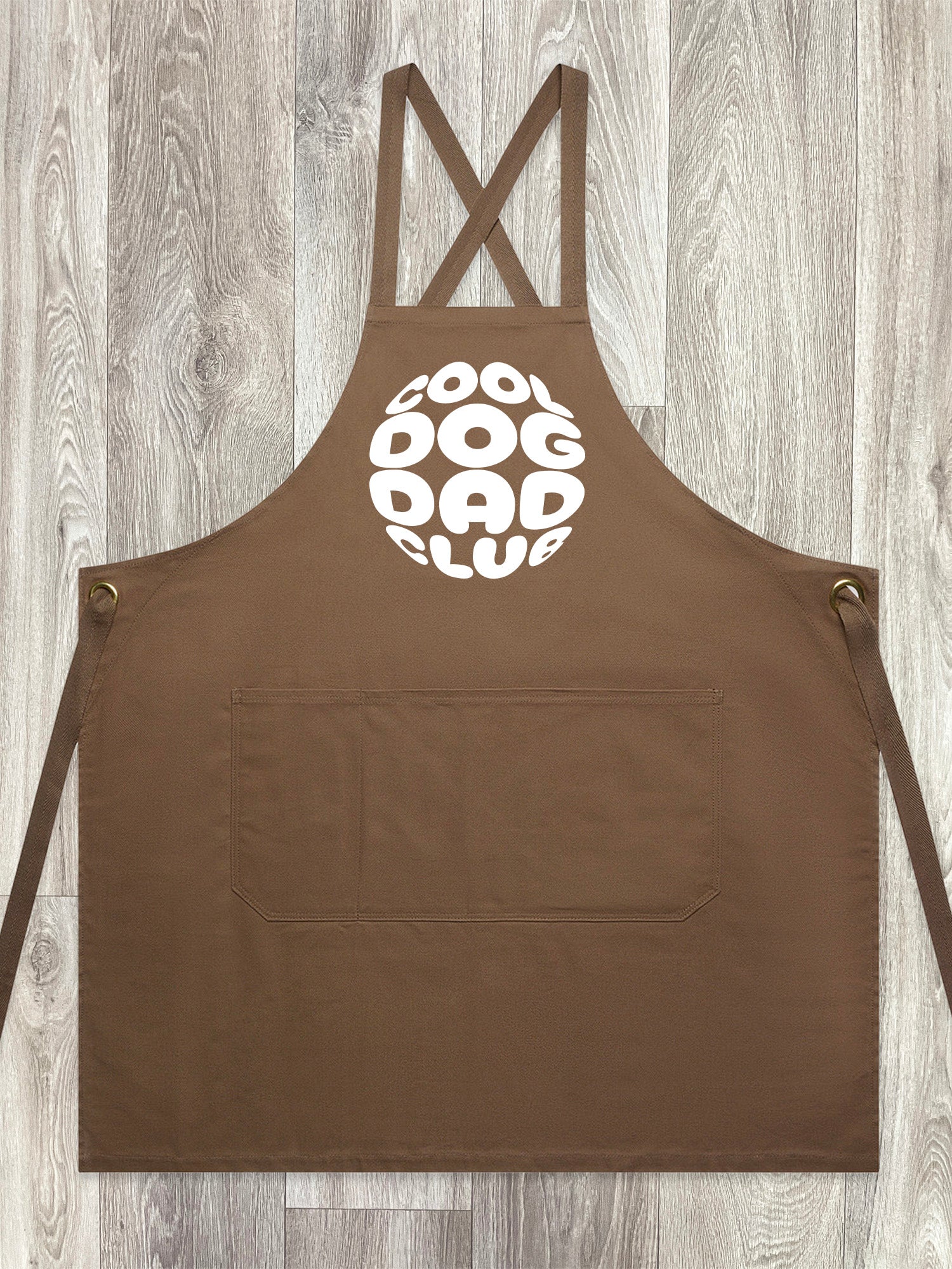 Cool Dog Dad Club Orb Jarrah Crossback Apron